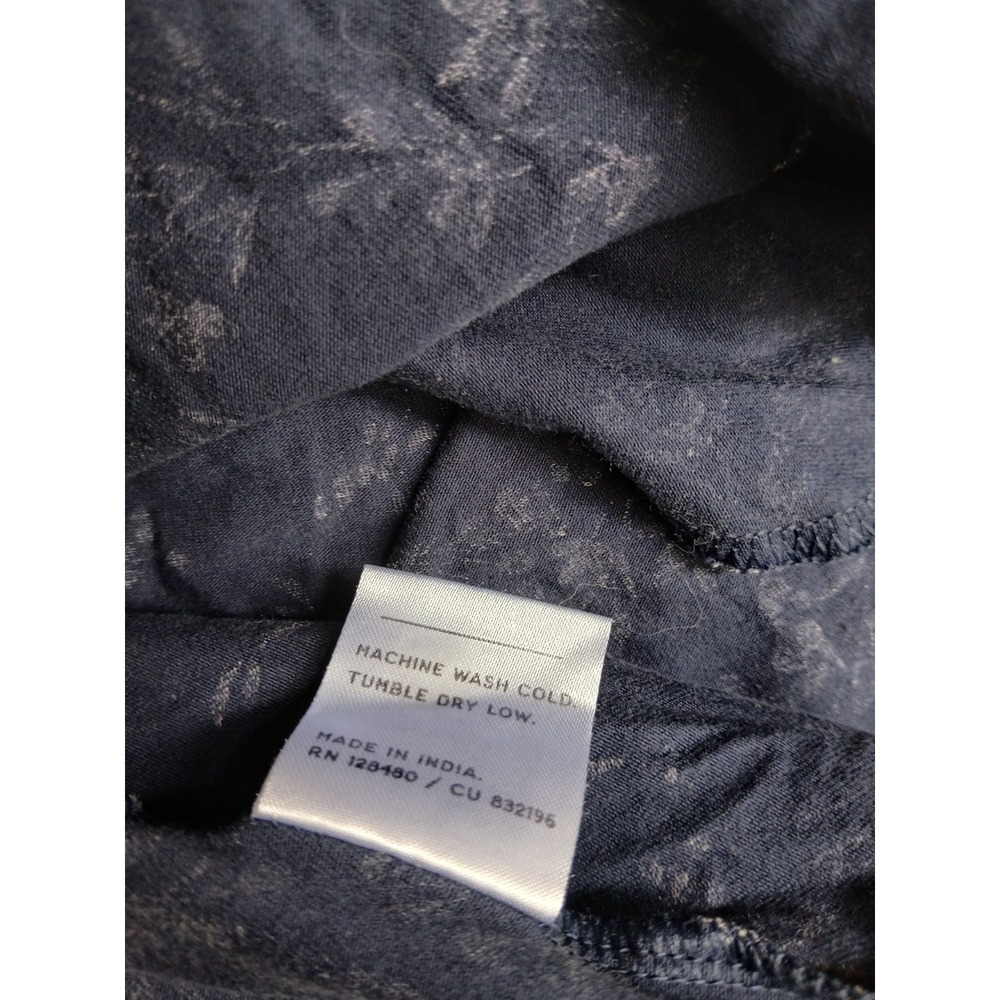 Pact Fit & Flare Navy and White Floral Spaghetti-Strap Midi Dress - Picture 14 of 14